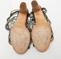 Chanel Vintage Pre-owned Leather sandals Black Dames - Thumbnail 6