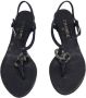 Chanel Vintage Pre-owned Leather sandals Black Dames - Thumbnail 4