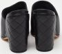 Chanel Vintage Pre-owned Leather sandals Black Dames - Thumbnail 5