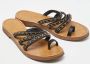 Chanel Vintage Pre-owned Leather sandals Black Dames - Thumbnail 4