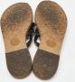 Chanel Vintage Pre-owned Leather sandals Black Dames - Thumbnail 6