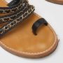 Chanel Vintage Pre-owned Leather sandals Black Dames - Thumbnail 8