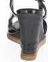 Chanel Vintage Pre-owned Leather sandals Black Dames - Thumbnail 9