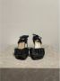 Chanel Vintage Pre-owned Leather sandals Black Dames - Thumbnail 3