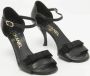 Chanel Vintage Pre-owned Leather sandals Black Dames - Thumbnail 4