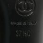 Chanel Vintage Pre-owned Leather sandals Black Dames - Thumbnail 7