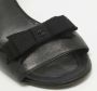 Chanel Vintage Pre-owned Leather sandals Black Dames - Thumbnail 8