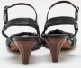 Chanel Vintage Pre-owned Leather sandals Black Dames - Thumbnail 5