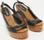 Chanel Vintage Pre-owned Leather sandals Black Dames - Thumbnail 2