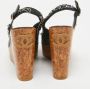 Chanel Vintage Pre-owned Leather sandals Black Dames - Thumbnail 3