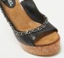 Chanel Vintage Pre-owned Leather sandals Black Dames - Thumbnail 6
