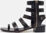 Chanel Vintage Pre-owned Leather sandals Black Dames - Thumbnail 2