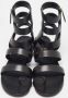 Chanel Vintage Pre-owned Leather sandals Black Dames - Thumbnail 3