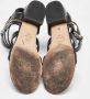 Chanel Vintage Pre-owned Leather sandals Black Dames - Thumbnail 6