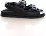 Chanel Vintage Pre-owned Leather sandals Black Dames - Thumbnail 2