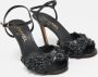 Chanel Vintage Pre-owned Leather sandals Black Dames - Thumbnail 2