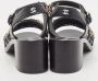 Chanel Vintage Pre-owned Leather sandals Black Dames - Thumbnail 3