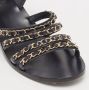 Chanel Vintage Pre-owned Leather sandals Black Dames - Thumbnail 5