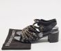 Chanel Vintage Pre-owned Leather sandals Black Dames - Thumbnail 7