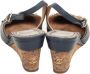 Chanel Vintage Pre-owned Leather sandals Blue Dames - Thumbnail 4
