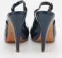 Chanel Vintage Pre-owned Leather sandals Blue Dames - Thumbnail 5