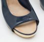 Chanel Vintage Pre-owned Leather sandals Blue Dames - Thumbnail 7