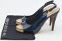 Chanel Vintage Pre-owned Leather sandals Blue Dames - Thumbnail 9