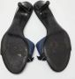 Chanel Vintage Pre-owned Leather sandals Blue Dames - Thumbnail 6
