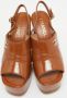 Chanel Vintage Pre-owned Leather sandals Brown Dames - Thumbnail 3