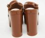 Chanel Vintage Pre-owned Leather sandals Brown Dames - Thumbnail 5