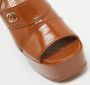 Chanel Vintage Pre-owned Leather sandals Brown Dames - Thumbnail 7