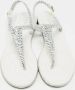 Chanel Vintage Pre-owned Leather sandals Gray Dames - Thumbnail 3