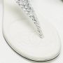 Chanel Vintage Pre-owned Leather sandals Gray Dames - Thumbnail 7