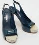 Chanel Vintage Pre-owned Leather sandals Green Dames - Thumbnail 4