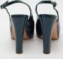 Chanel Vintage Pre-owned Leather sandals Green Dames - Thumbnail 5