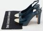 Chanel Vintage Pre-owned Leather sandals Green Dames - Thumbnail 9