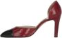 Chanel Vintage Pre-owned Leather sandals Red Dames - Thumbnail 3