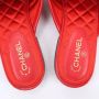 Chanel Vintage Pre-owned Leather sandals Red Dames - Thumbnail 5