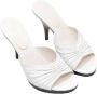 Chanel Vintage Pre-owned Leather sandals White Dames - Thumbnail 2