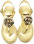 Chanel Vintage Pre-owned Leather sandals Yellow Dames - Thumbnail 2