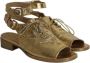 Chanel Vintage Pre-owned Leather sandals Yellow Dames - Thumbnail 3