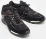 Chanel Vintage Pre-owned Leather sneakers Black Dames - Thumbnail 4