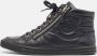 Chanel Vintage Pre-owned Leather sneakers Black Dames - Thumbnail 2