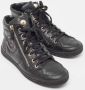 Chanel Vintage Pre-owned Leather sneakers Black Dames - Thumbnail 4