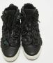 Chanel Vintage Pre-owned Leather sneakers Black Dames - Thumbnail 3