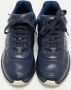 Chanel Vintage Pre-owned Leather sneakers Blue Dames - Thumbnail 3