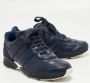 Chanel Vintage Pre-owned Leather sneakers Blue Dames - Thumbnail 4