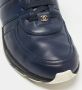 Chanel Vintage Pre-owned Leather sneakers Blue Dames - Thumbnail 7