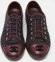 Chanel Vintage Pre-owned Leather sneakers Blue Dames - Thumbnail 3