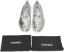 Chanel Vintage Pre-owned Leather sneakers Gray Dames - Thumbnail 9